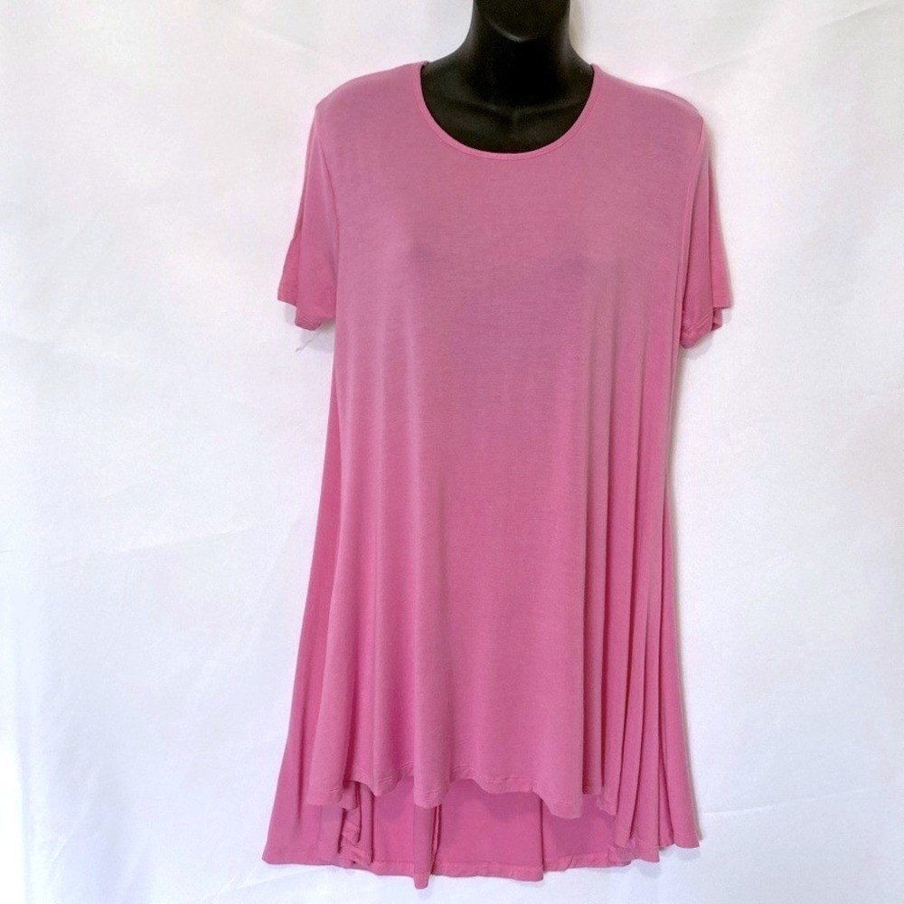 Simply Southern Pink Short Sleeve Tunic Dress
